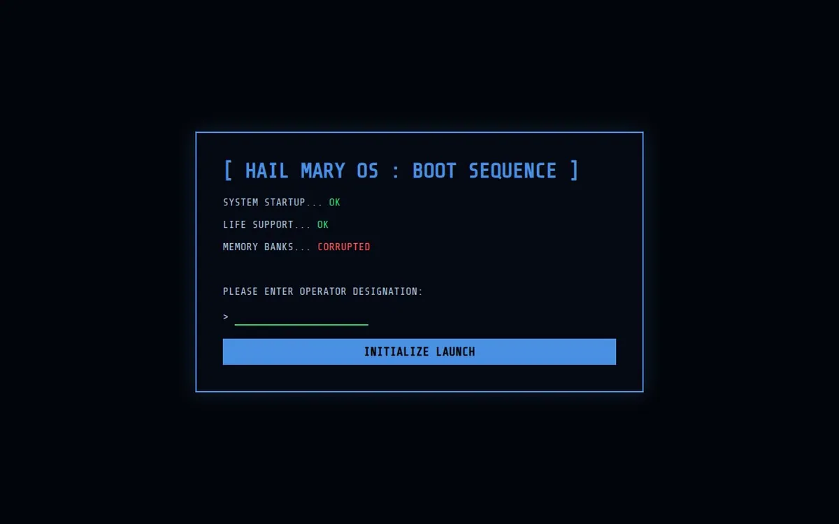 ASTROPHAGE : SURVIVAL — screenshot of the AI-made game