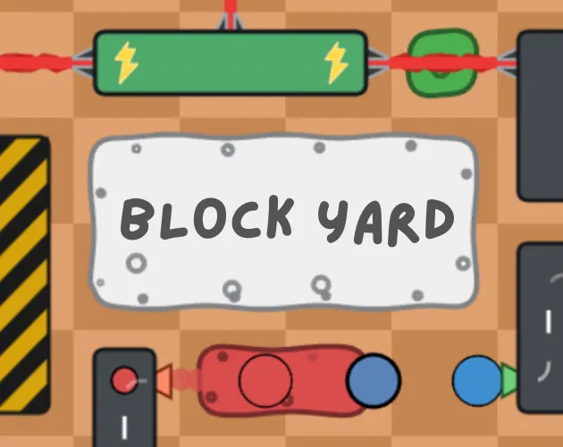 Block Yard — screenshot of the AI-made game