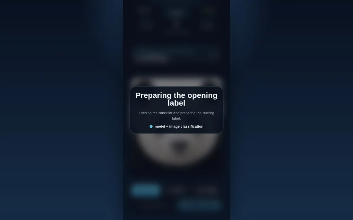 Clash Label — screenshot of the AI-made game