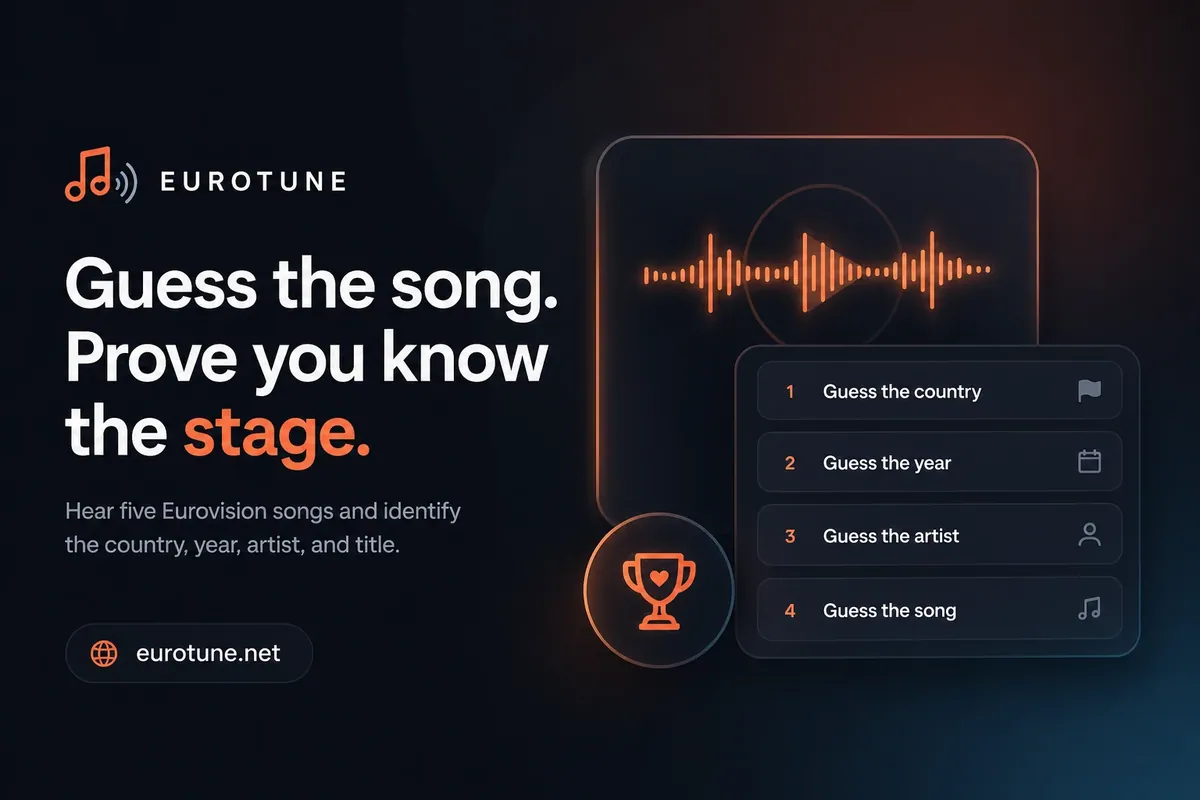 Eurotune — screenshot of the AI-made game