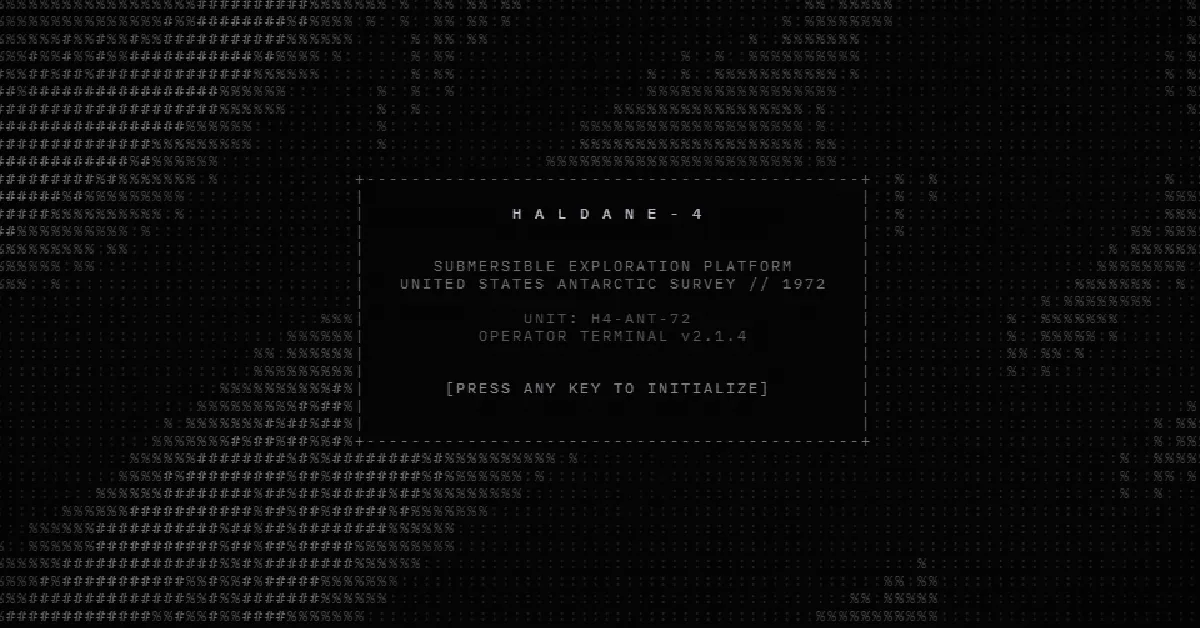 HALDANE-4 — screenshot of the AI-made game