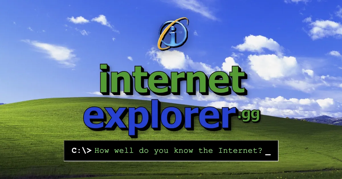 InternetExplorer — screenshot of the AI-made game