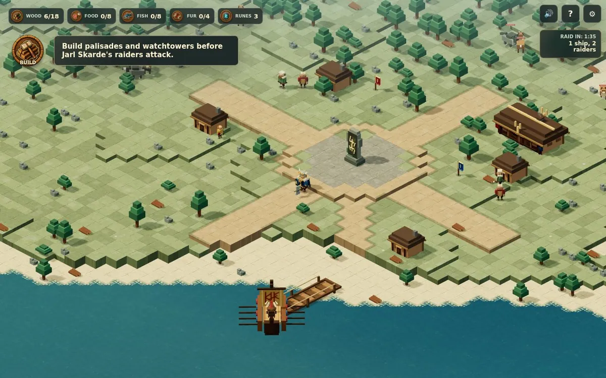 Jelling Stone — screenshot of the AI-made game