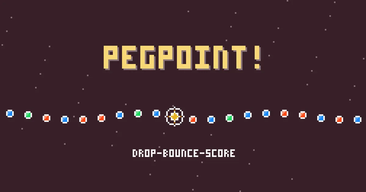 PEGPOINT! — screenshot of the AI-made game