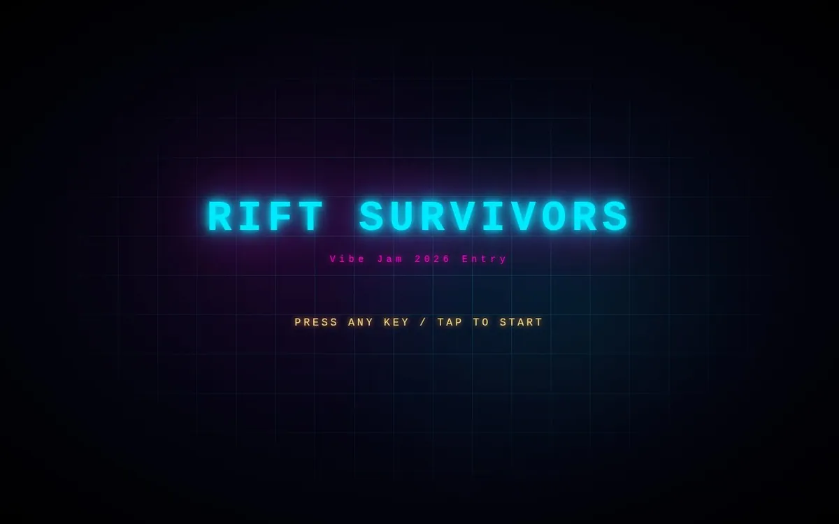 Rift Survivors — screenshot of the AI-made game