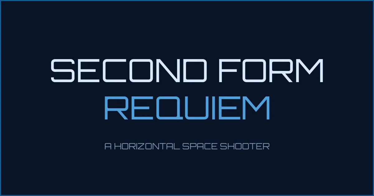 Second Form: Requiem — screenshot of the AI-made game