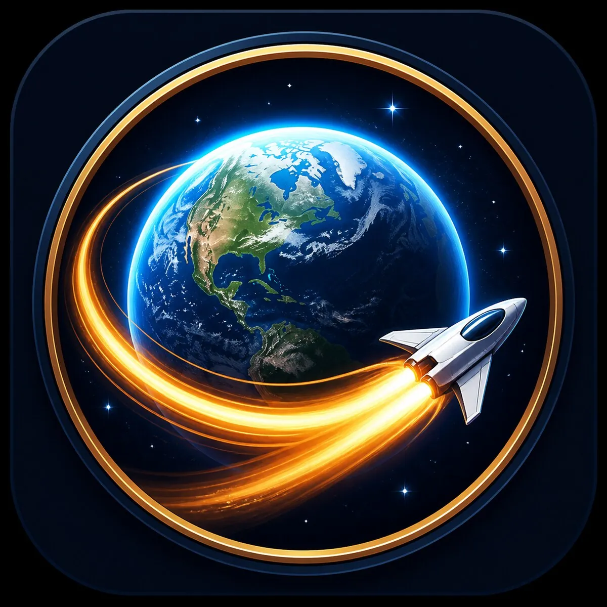 Solar Drift — screenshot of the AI-made game