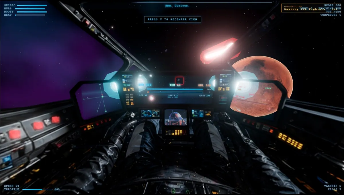 Squadron X — screenshot of the AI-made game