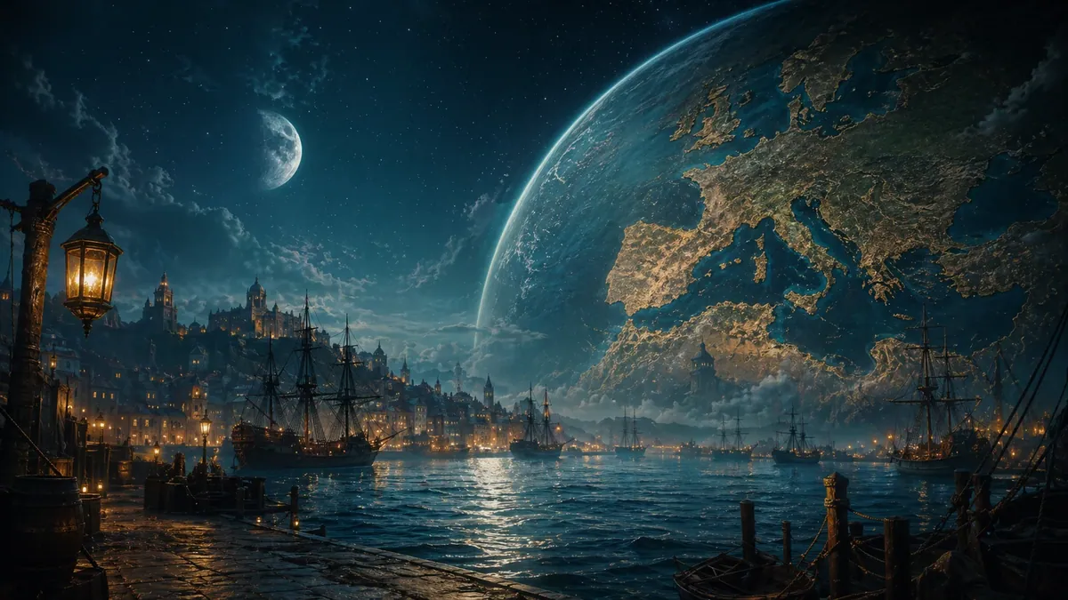 Starwind Route — screenshot of the AI-made game
