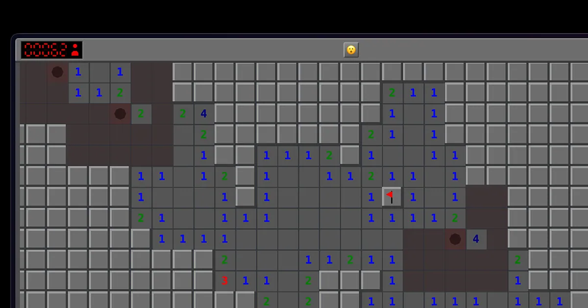 Super Sweeper — screenshot of the AI-made game