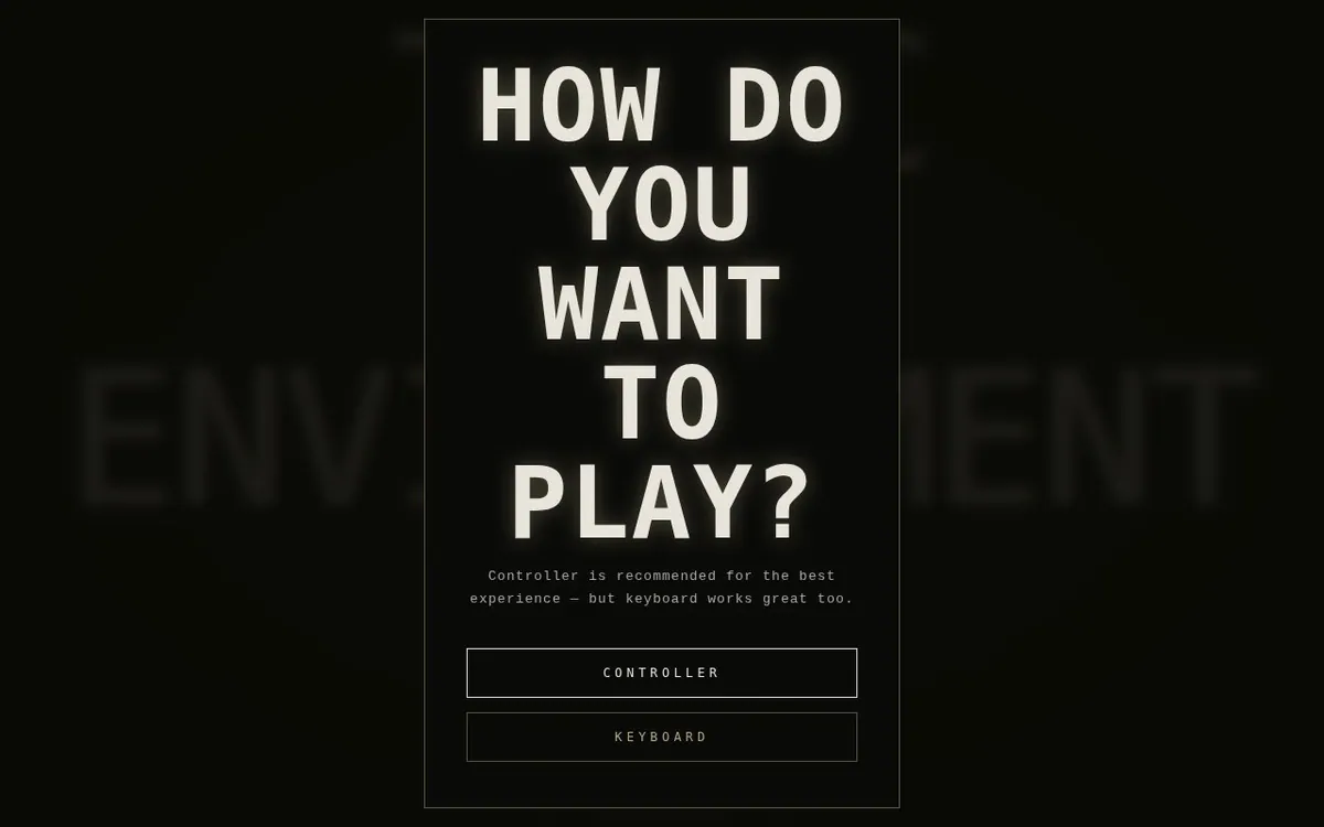 Toxic Work Environment — screenshot of the AI-made game