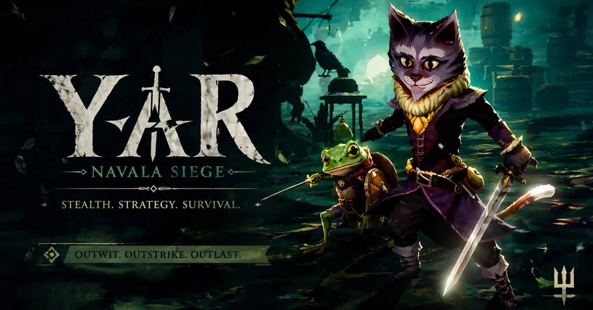 YAR: Navala Siege — screenshot of the AI-made game