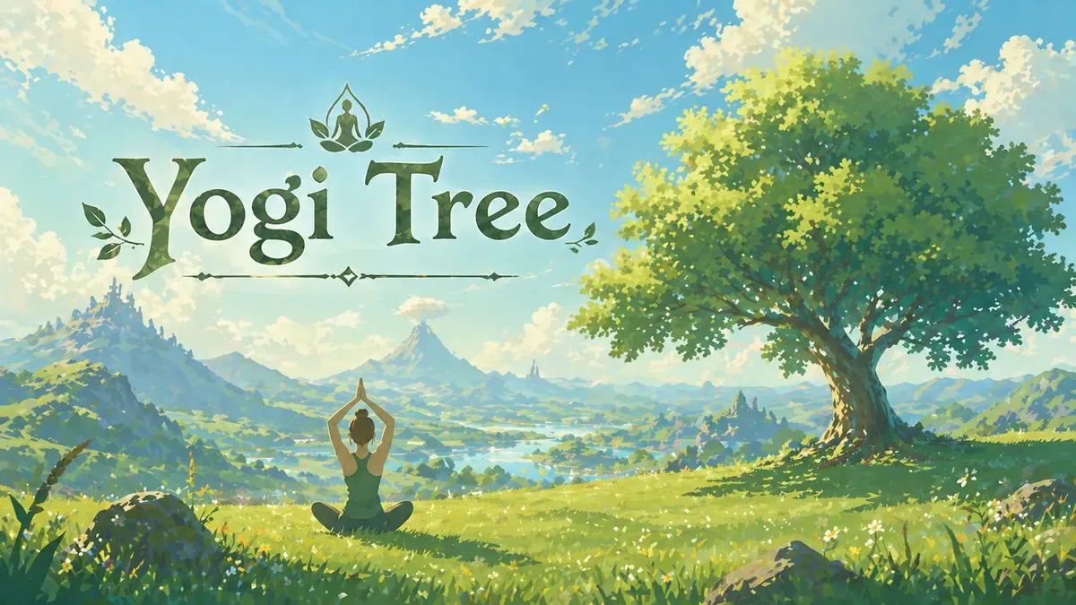 Yogi Tree — screenshot of the AI-made game