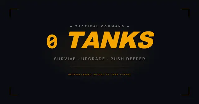0 Tanks — captura del juego hecho con IA