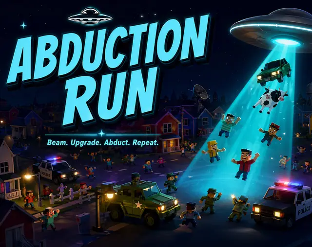 Abduction Run – Screenshot des KI-Spiels