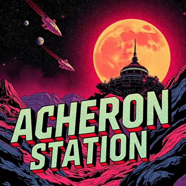 Acheron Station — screenshot of the AI-made game