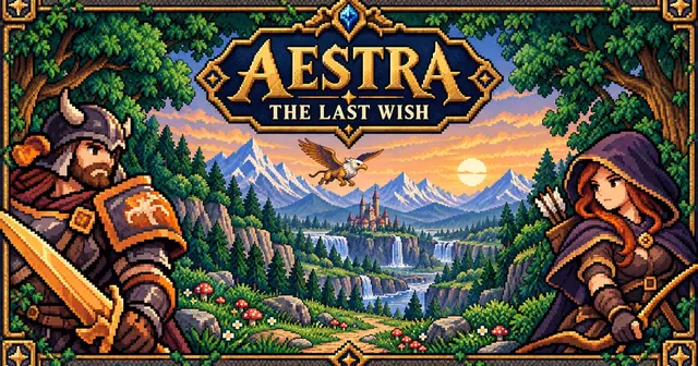 Aestra: The Last Wish — screenshot of the AI-made game