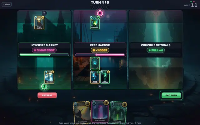 Aether Vanguard – Screenshot des KI-Spiels
