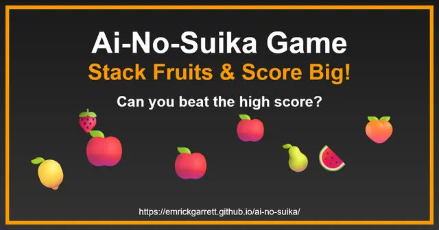 Ai-No-Suika — captura de tela do jogo feito com IA