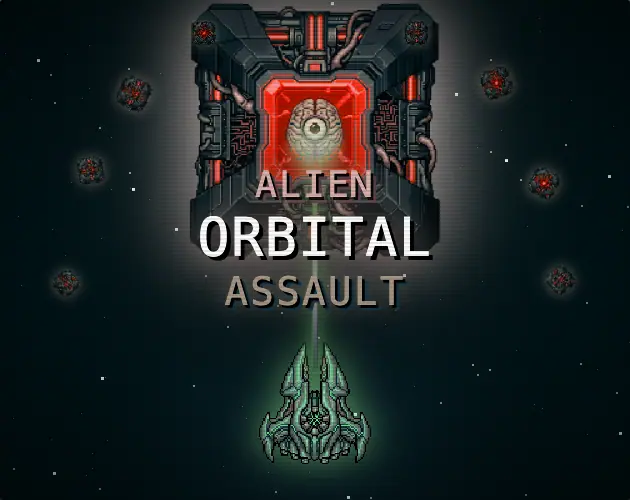 Alien Orbital Assault – AI製ゲームのスクリーンショット