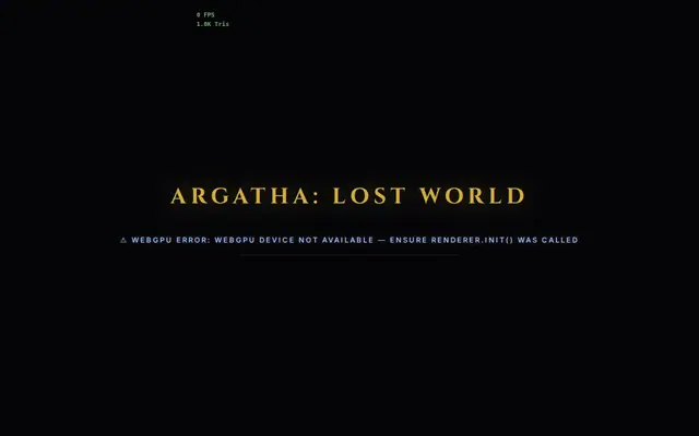 Argatha: Lost World — captura del juego hecho con IA