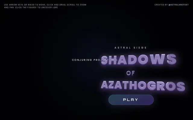 Astral Siege: Shadows of Azathogros – Screenshot des KI-Spiels
