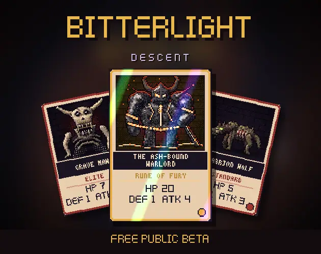 Bitterlight: Descent – Screenshot des KI-Spiels