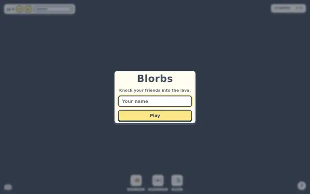 Blorbs — captura del juego hecho con IA