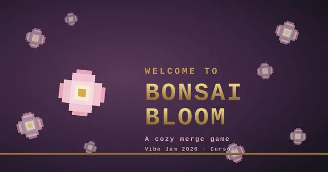 Bonsai Bloom — captura del juego hecho con IA