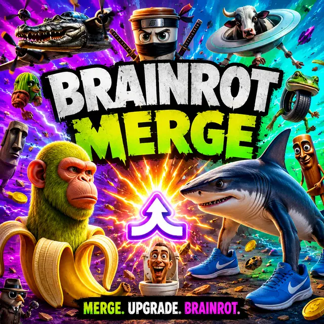 Brainrot Merge — capture d'écran du jeu fait avec l'IA