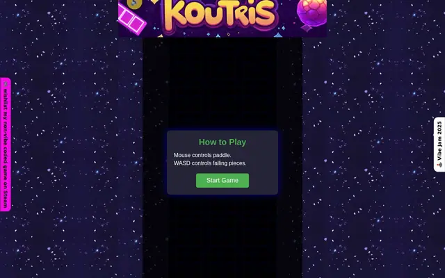 Breakoutris – AI製ゲームのスクリーンショット