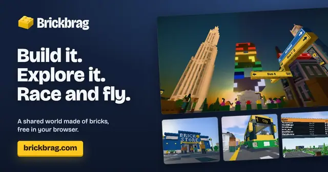 Brickbrag — captura de tela do jogo feito com IA