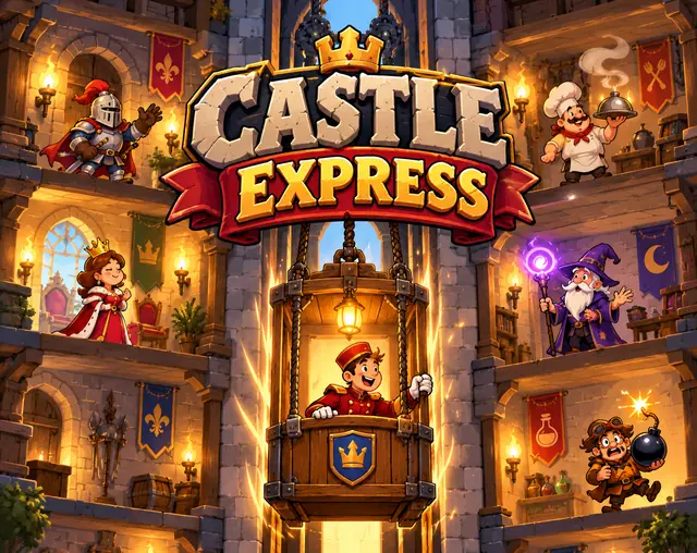 Castle Express — screenshot of the AI-made game