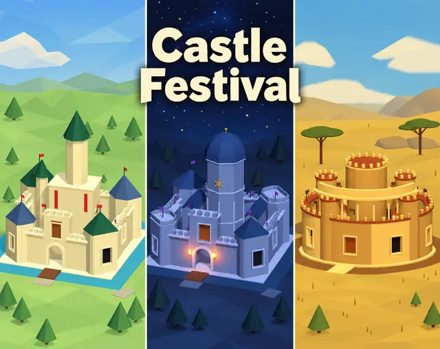 Castle Festival – AI製ゲームのスクリーンショット