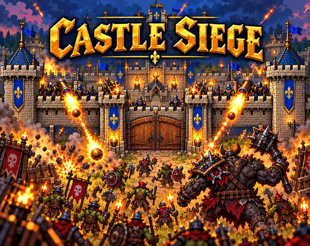 Castle Siege — capture d'écran du jeu fait avec l'IA
