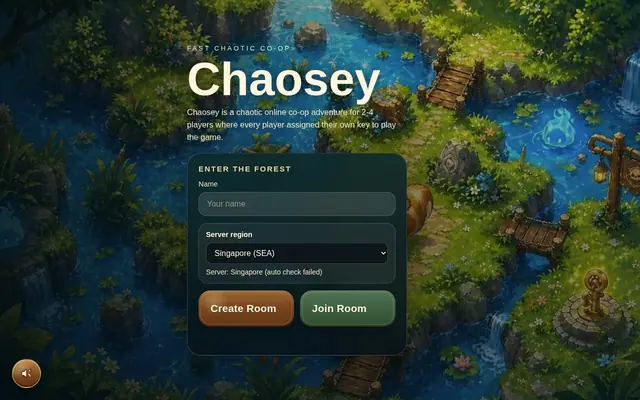 Chaosey — captura del juego hecho con IA