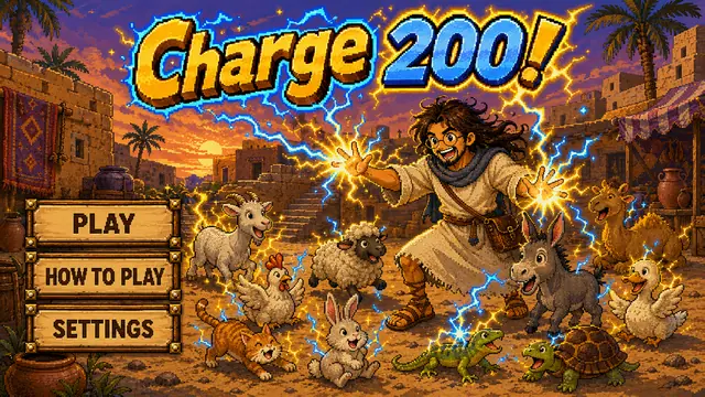 Charge 200! — captura del juego hecho con IA