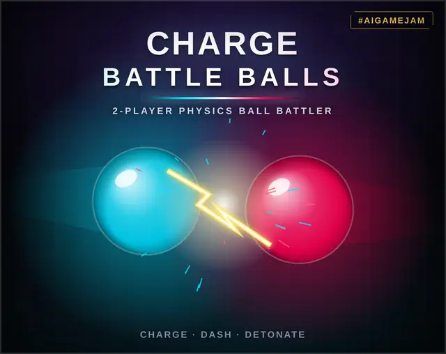 Charge Battle Ball — captura de tela do jogo feito com IA