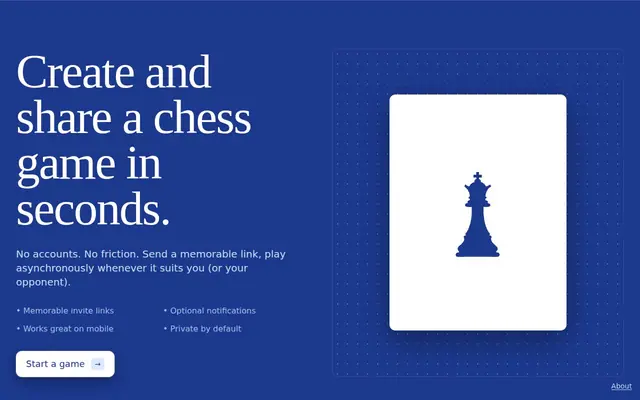 Chess Invite – Screenshot des KI-Spiels