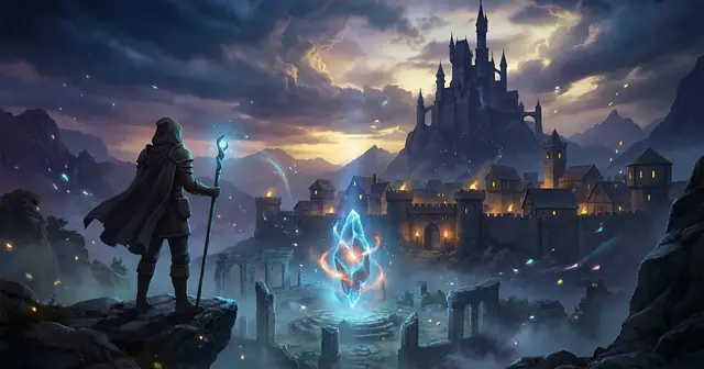 Chronicles of the Crystal (Remix) — captura del juego hecho con IA