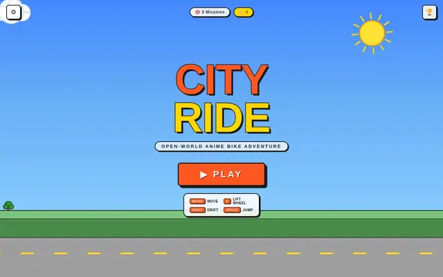 CityRide 3D — captura del juego hecho con IA