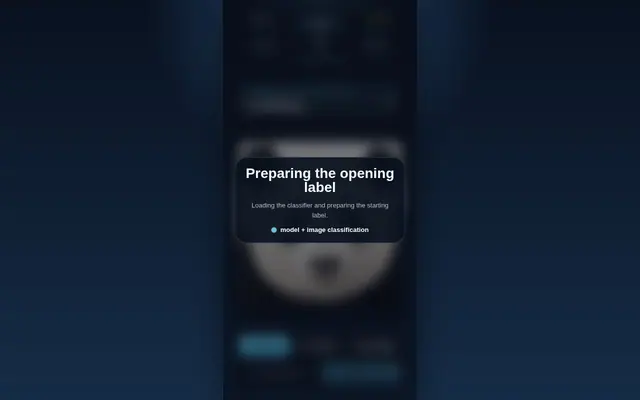 Clash Label — captura del juego hecho con IA