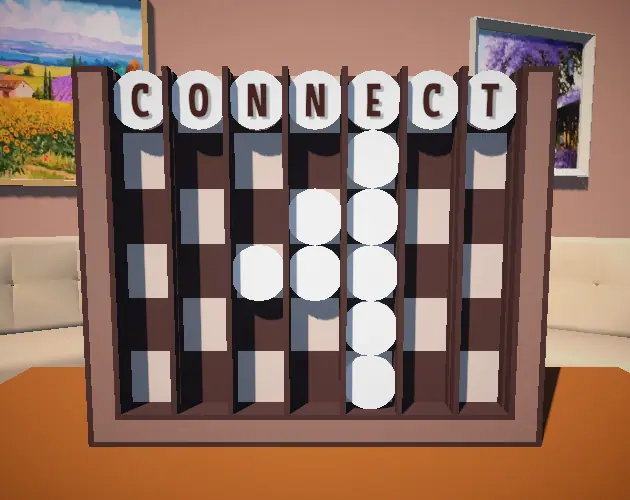 Connect 4 — captura de tela do jogo feito com IA