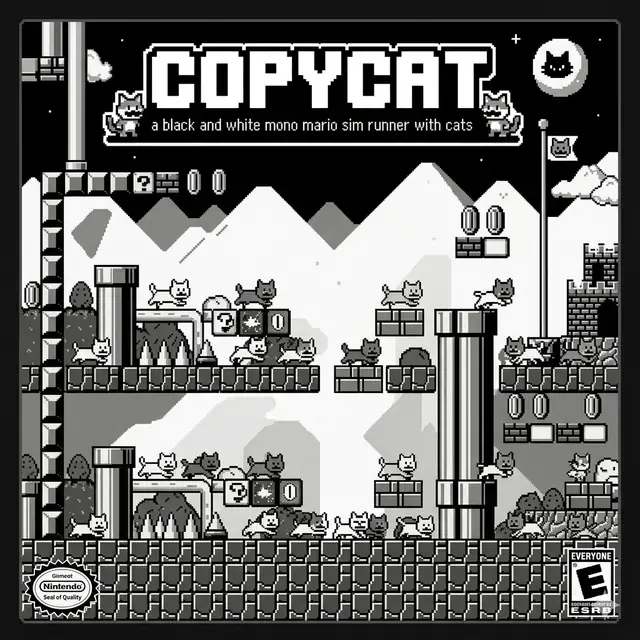 Copycat — capture d'écran du jeu fait avec l'IA