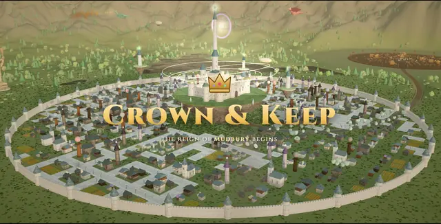 Crown & Keep — captura de tela do jogo feito com IA