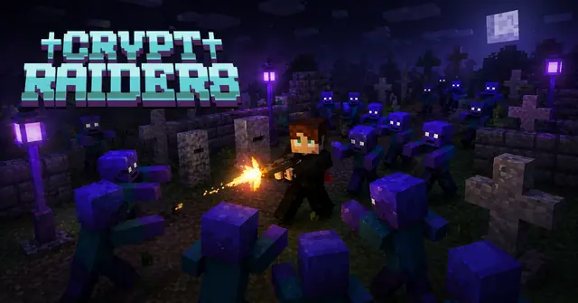 Crypt Raiders — captura del juego hecho con IA