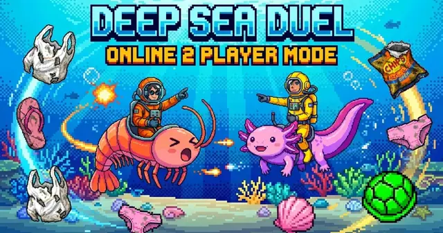 Deep Sea Duel — captura del juego hecho con IA