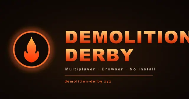 Demolition Derby — captura de tela do jogo feito com IA