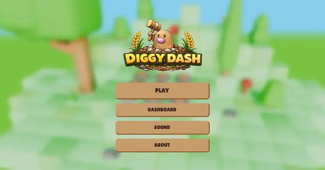 Diggy Dash — captura del juego hecho con IA