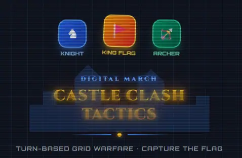 Digital March: Castle Clash Tactics — capture d'écran du jeu fait avec l'IA